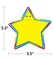 Carson Dellosa 36-Piece Rainbow Star Cutouts, Smiley Face Bulletin Board Decorations for Name Tags, Cubbies, Locker Decorations, Posterboard, and Classroom Decor